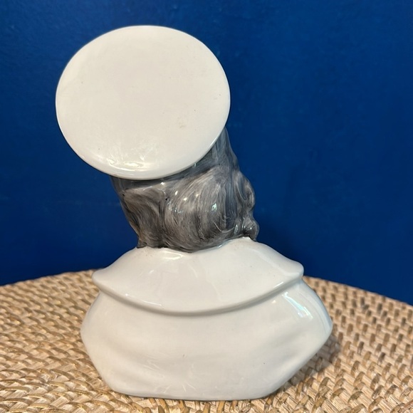 Vintage  Italian Porcelain Mother Mary Bust Icon Statue Made in Italy #706/2 - Picture 3 of 5